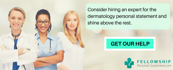 best dermatology personal statement