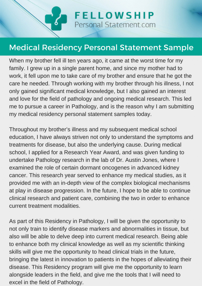 Secrets of a Winning Medical Residency Personal Statement